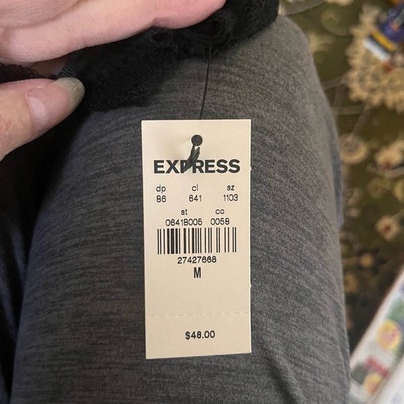 Express lace halter top, size M, NWT - Picture 3 of 4